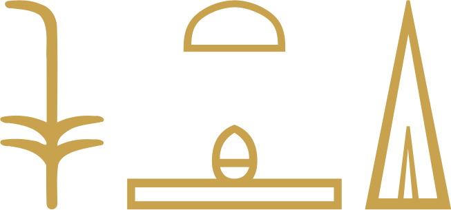 The opening signs of the Egyptian offering formula htp-di-nsw