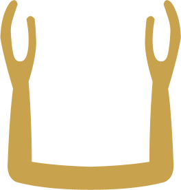 The Egyptian hieroglyph known as the ka arms sign, D28