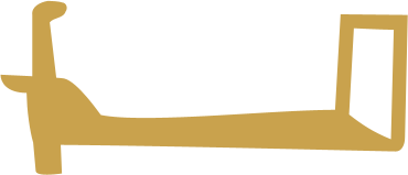 The Egyptian hieroglyph known as the arm with stick sign, D40
