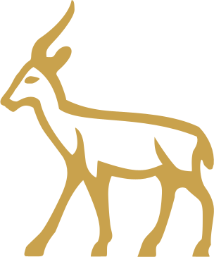 The Egyptian hieroglyph known as the gazelle sign, E29