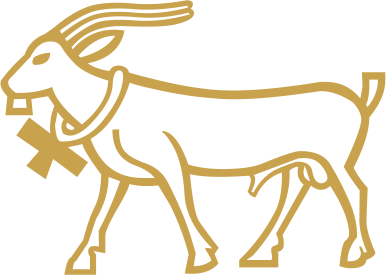 The Egyptian hieroglyph known as the goat with collar sign, E31