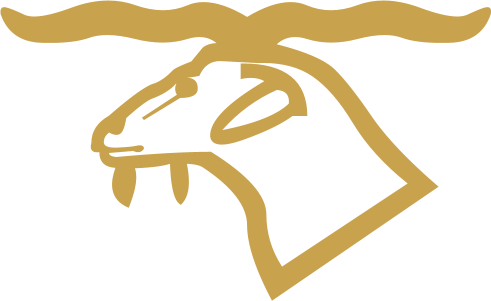 The Egyptian hieroglyph known as the ram head sign, F7
