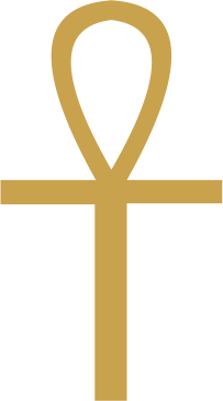 The Egyptian hieroglyph known as the ankh sign, S34